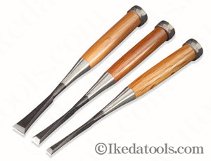 Nomi (Chisels) Products Made in Japan by Ikeda Tools Co., Ltd