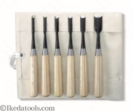 Maru Nomi (Carving Tools) Products Made in Japan by Ikeda Tools Co., Ltd